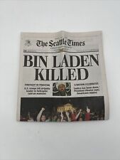 Bin Laden Killed The Seattle Times Full Newspaper Monday , May 2nd 2011 picture