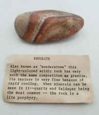 Banded Rhyolite Stone Raw Natural Mineral Specimen Nevada Wonderstone picture