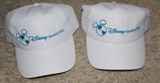 LOT of Two (2) Disney Vacation Club DVC Baseball Cap Hat New Authentic picture
