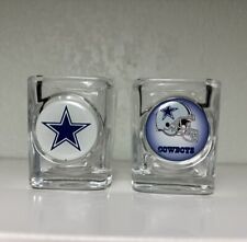 Dallas Cowboys Collectible Team Logo Shot Glass Set HEAVY NEW picture