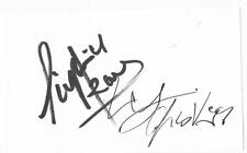 Siegfried & Roy Dual Signed 3x5 Index Cards SARMOTI Autograph JSA COA picture