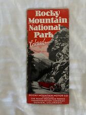 1929 Rocky Mountain National Park Colorado Beautiful Tourist Guide Excellent picture