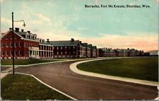 Vtg Sheridan Wyoming WY Barracks Fort McKenzie 1910s Postcard picture