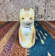 Vintage HunkyDory Miniature Cat Tin 1986 by Dana Kubick 2 3/4