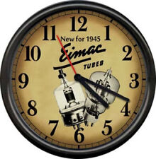 Eimac Amateur Radio Hamm Equipment Tube Dealer Sales Sign Wall Clock picture