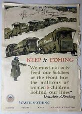 Original 1918 WWI Poster 