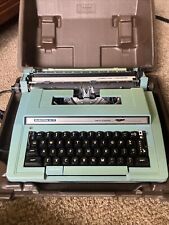 Vintage Smith-Corona Electra C/T Correction/Typewriter blue model 3L with case picture