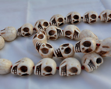 Skull Big Beads Skull Mala, Skull Necklace, Mala Beads, Yoga Gifts, Necklace picture
