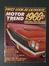 Motor Trend Magazine July 1965 Chevelle 396 - Mako Shark II - Rambler Ragtop 223 picture