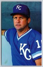 Sports~Dick Howser Manager Of Kansas City Royals Baseball Team~Vintage Postcard picture