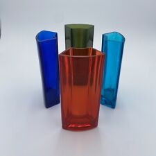 IKEA Vintage 90s Per Ivar Ledang Sectional Modular Colorful Glass Vases 4 Pieces picture