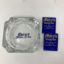 Rare YALE Club University CT MORY'S Temple Bar Ashtray With Matches picture
