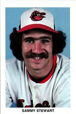 Sammy Stewart 1970s Baltimore Orioles Team Issued UNP Chrome Postcard  picture