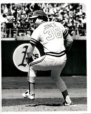 LG919 1981 Original Russ Reed Photo JEFF JONES Oakland A's Pitcher MLB Baseball picture