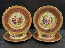 Vintage Angelica Kauffman Hellenistic Warranted 22kt Plate 2 Sets Priced Per Set picture