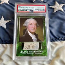 George Washington Partial Cut Autograph Initials Signature Signed PSA  picture