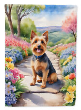 Australian Terrier Spring Garden Flag Canvas House Size DAC6557CHF picture