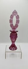 Fenton Rose Pearl Perfume Bottle Dusty Rose Has Sticker Mint Condition picture