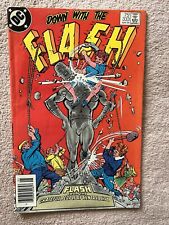 Flash Down With The Flash ￼#333, DC comics, 1984 NEWSTAND EDITION picture