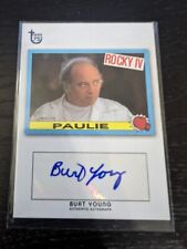 2013 Topps 75th Anniversary Burt Young Paulie Rocky IV AUTO Rainbow Foil MINT picture