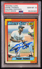 Frank Thomas Signed 1990 Topps #414B RC (PSA | Autograph Graded PSA 10) picture