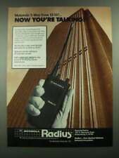 1988 Motorola Radius P10 Two-Way Radio Ad - Now You're Talking picture