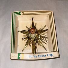 Vintage Bradford 1960’s Angel Star Christmas Tree Topper In Original Box picture