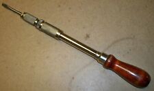 Vintage MILLER FALLS TOOLS No. 610A Spiral Ratchet Push Screwdriver with Bit picture