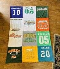 Vintage Mosley High School T Shirt Quilt (12 Shirts) 57”x42” picture