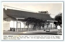 c1940's Casa Abrego View Frasshers Monterey California CA RPPC Photo Postcard picture