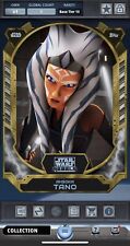 AHSOKA TANO-LE 5cc TIER 10-SERIES 1/WAVE 1-TOPPS STAR WARS CARD TRADER picture