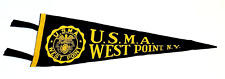 Vintage U.S.M.A. West Point NY Felt Pennant Flag  picture