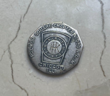 Chicago Illinois Chapter No 259 RAM Silver Shekel Mason Masonic Penny Token #21 picture