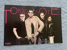 TOKIO HOTEL RAREST VINTAGE Middle East TURKISH MAGAZINE GIFT POSTER picture