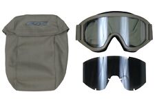 NEW ESS Ballistic Helmet Goggles Striker Series Coyote Tan extra Lens Case Cover picture