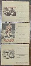 WW II, Russian War Propaganda Postcards, Field Post (Set of 3) picture