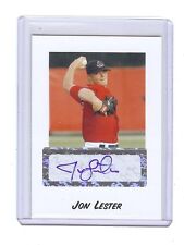 JON LESTER 2004 Boston Red Sox / Chicago Cubs Certified AUTOGRAPH RC picture