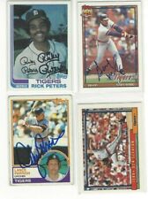 1991 Topps #556 Gary Ward Signed Baseball Card Detroit Tigers picture