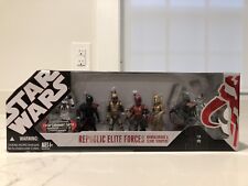Star Wars 2007 Republic Elite Forces Mandalorians & Clone Troopers EE Excl. MIB picture
