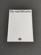 Audi 200 Turbo Catalog 1984 picture
