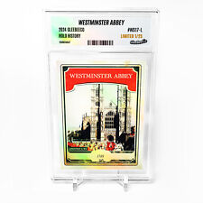 WESTMINSTER ABBEY 1749 2024 GleeBeeCo Holo Card #WS17-L /25 picture