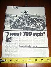 1981 RUSS COLLINS RC ENGINEERING ORIGINAL ARTICLE picture