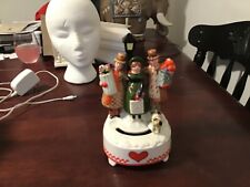 Vintage Schmid Musical Collectible Music box 1988 plays Jingle Bells picture