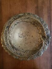 REDUCED Large Vintage Mid-Modern Brass Footed Tray by Egidio Casagrande picture