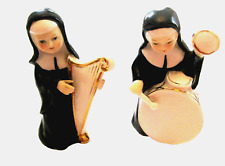 Nun Figurines Playing Drum & Harp Japan  Kelvin Exclusives picture