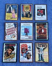 (9) 2009 Donruss Americana Movie Posters Materials  Lot John Wayne Chaplin Grant picture