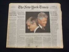 1998 OCT 7 NEW YORK TIMES NEWSPAPER - DEMS SEEK UNITY ON IMPEACHMENT - NP 7093 picture