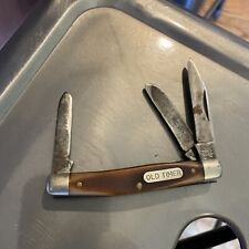 Vintage Old Timer Schrade 340T USA 3 Blade Folding Pocket Knife picture