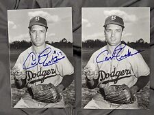 BOGO CARL ERSKINE Autograph Brooklyn Dodgers Photos picture