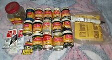 Vintage Testors butyrate dope Paint jar Revell Amt Putty Model Car Decor 60s Lot picture